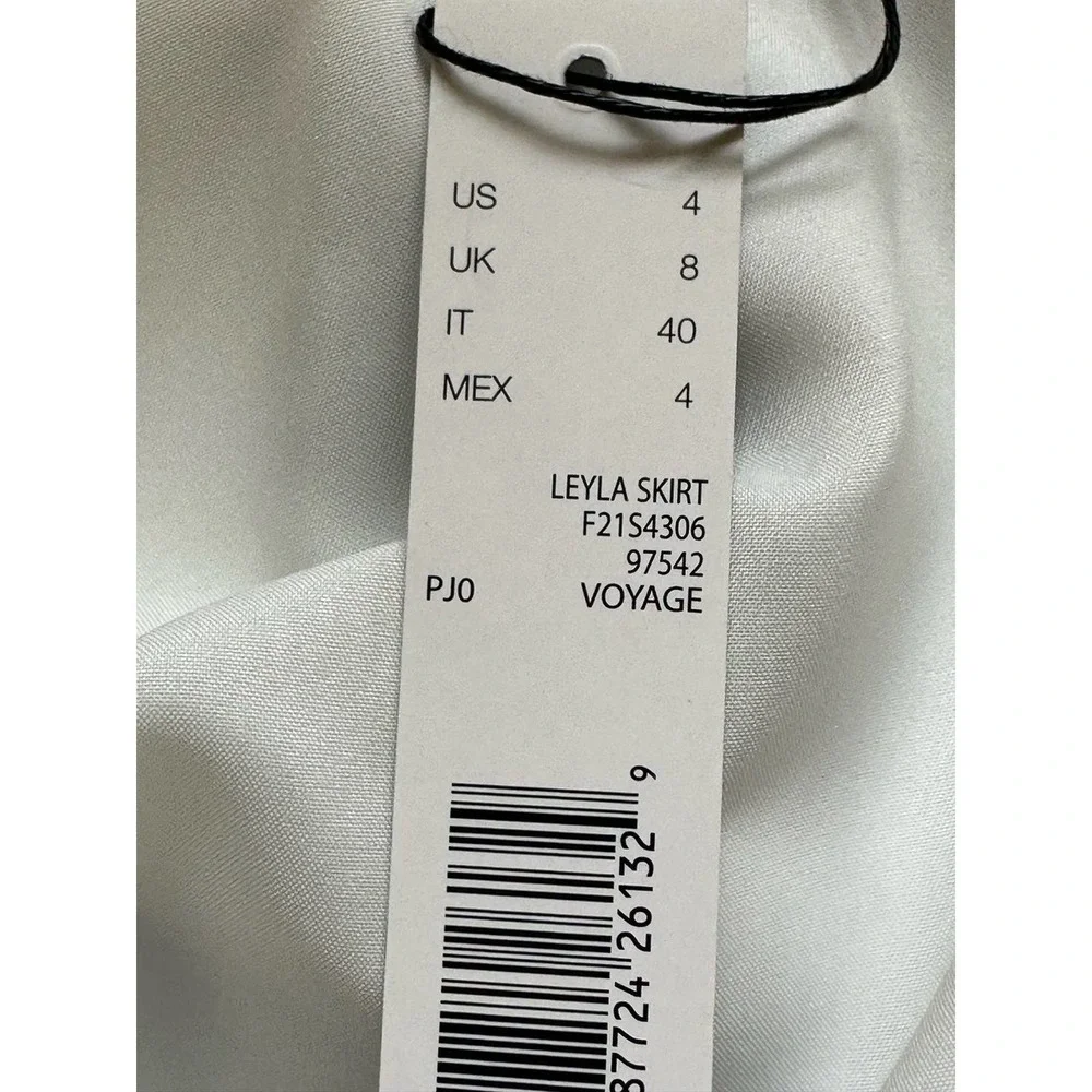 T Tahari Blue Green Black Pencil Skirt From Bloomingdale's sz 4 NWT orig. $98 - Picture 5 of 10